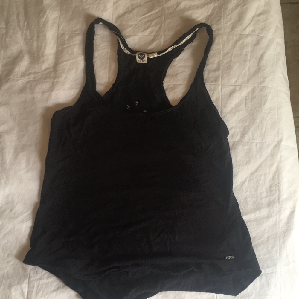 Black tank top